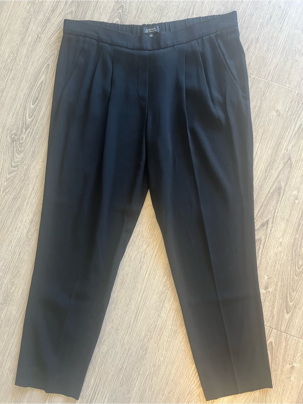 Babaton Black Women's Tailored Elastic-Waist Trousers | Workwear - Picture 5 of 8